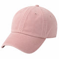 Baseballkappe Einheitsgröße Rosa Textilgewebe mit gebogenem Schirm für Alltag