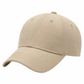 Baseballkappe Einheitsgröße Beige aus Textilgewebe mit gebogenem Schirm