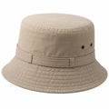Anglerhut Einheitsgröße aus Textilgewebe Beige - Schutz vor Sonne mit Krempe