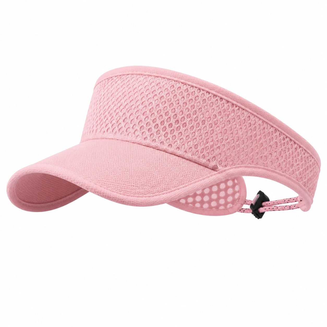 Visierkappe Einheitsgröße aus Meshgewebe Rosa verstellbar für Sport und Freizeit